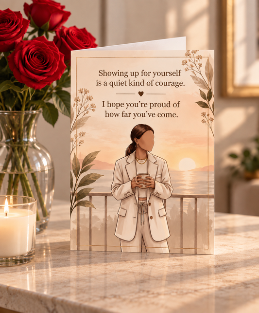 Quiet Courage - Encouragement Greeting Card