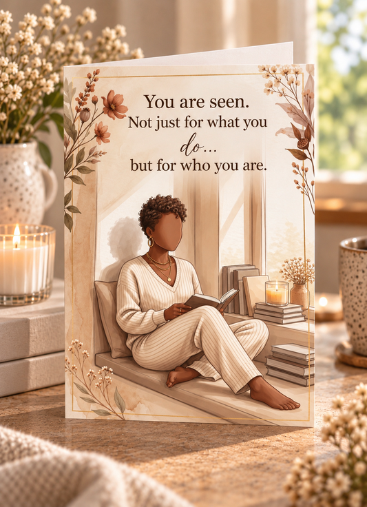 You Are Seen - Encouragement Greeting Card - CHOOSE YOUR DESIGN