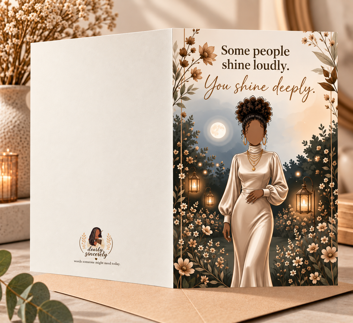 Shine Deeply - Encouragement Greeting Card - CHOOSE YOUR DESIGN