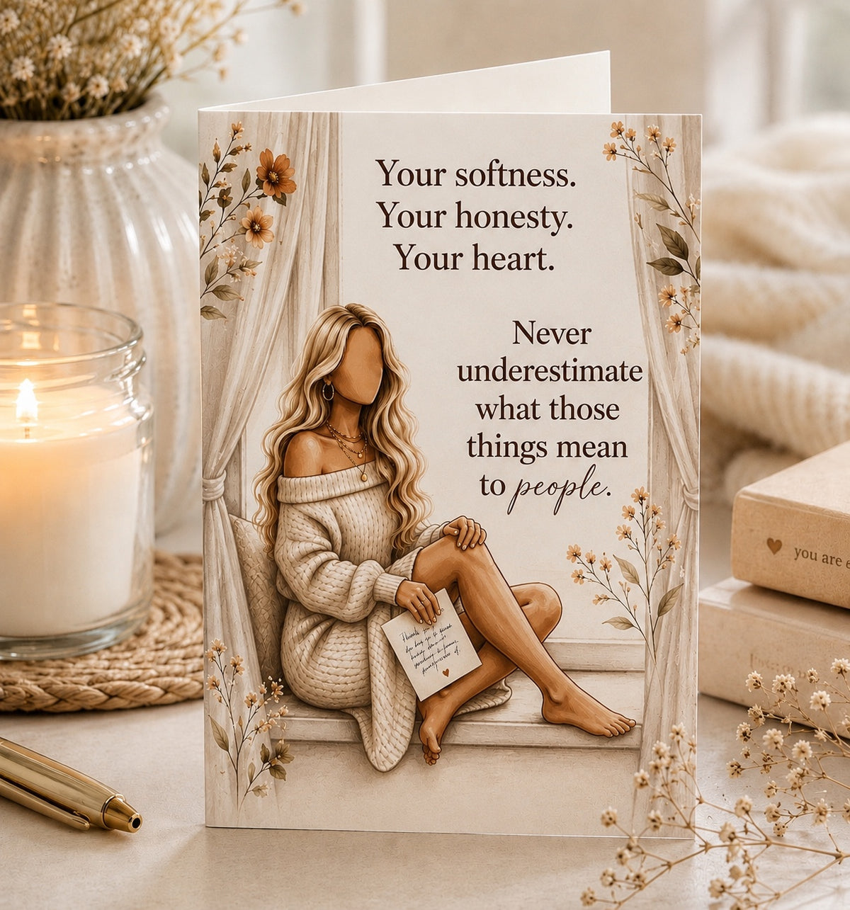 Your Softness Matters - Encouragement Greeting Card - CHOOSE YOUR DESIGN
