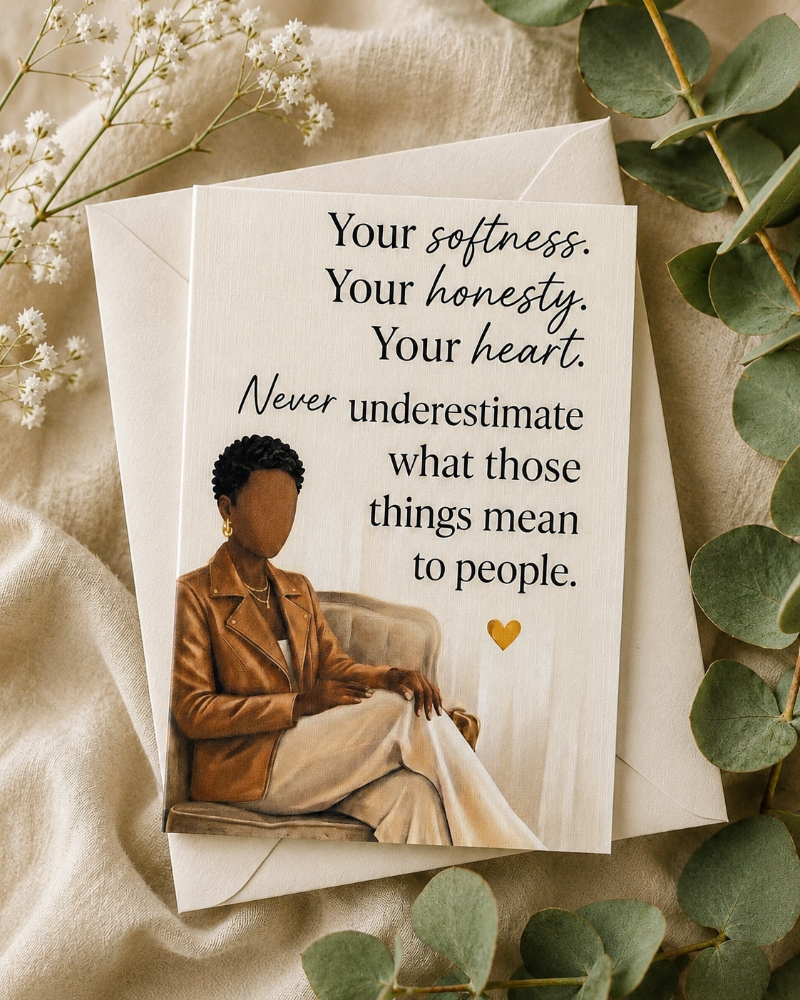 Your Softness Matters - Encouragement Greeting Card - CHOOSE YOUR DESIGN