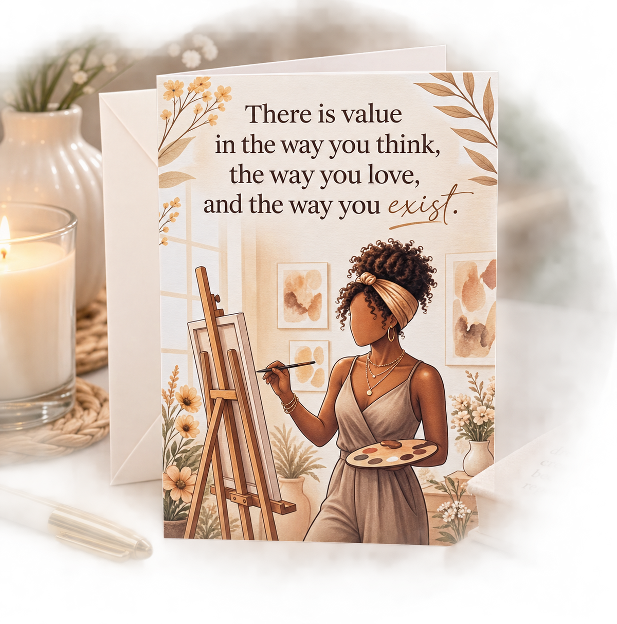 There Is Value in You - Encouragement Greeting Card